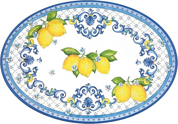 SORR Melamine Oval Servis Tabağı 50x33,5 cm