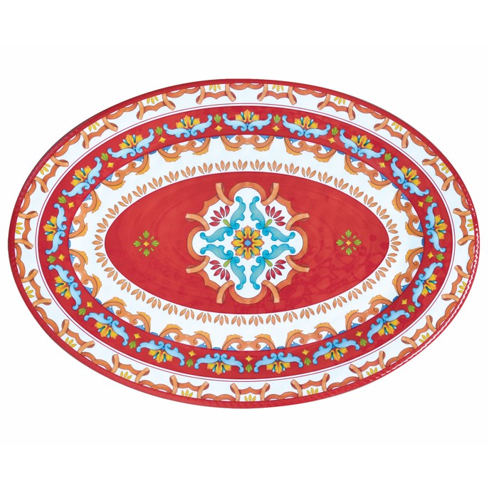 VOLT Melamine Oval Servis Tabağı 50x33,5 cm