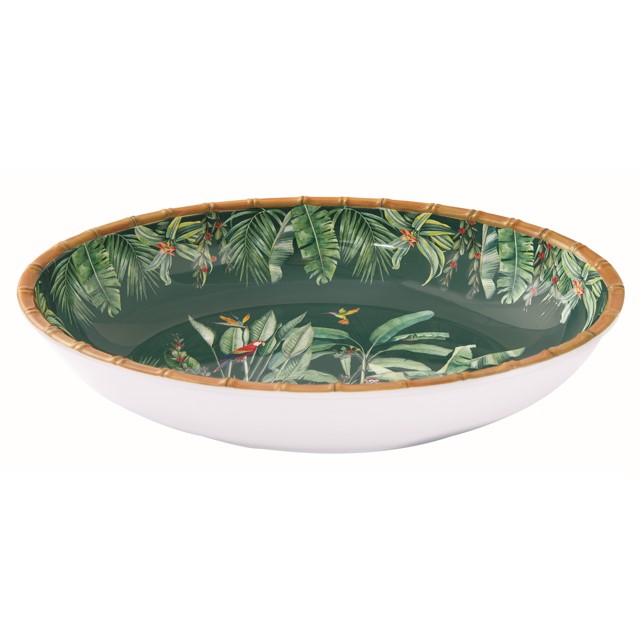 ZANZ Melamine Oval Kase 33x23 cm